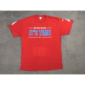 LA Clippers Shirt Adult Mens XL Red One Team One Goal Its Time Basketball NBA